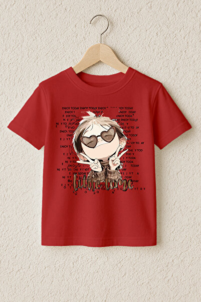 MYADA تي شيرت ليتل تايم مطبوع 100% قطن فاخر 23980