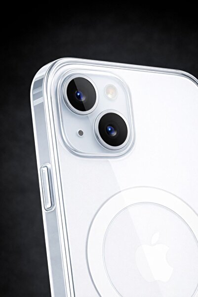 EFCASE iPhone 15 Uyumlu Şeffaf Magsafe Kılıf – Sararmaz Darbe Emici