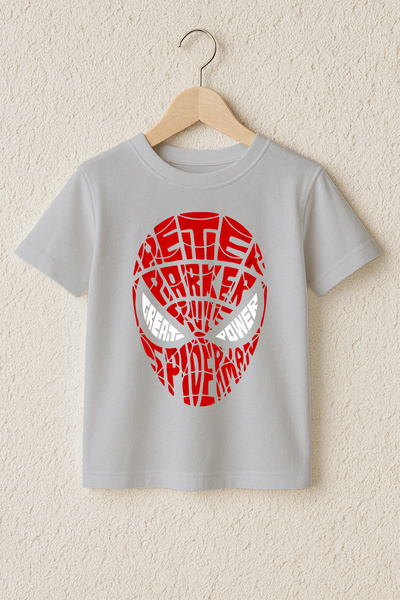 MYADA Tricou premium din bumbac 100% imprimat cu mască de păianjen 23971