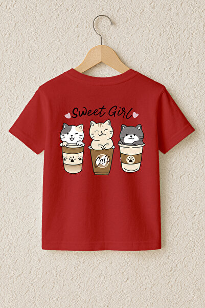 MYADA Sweat Girl Printed 100% Cotton Premium T-Shirt 23411