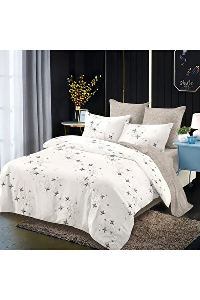 Five Store Single bed linen, Juba, mercerized cotton, multicolor, 3 pieces
