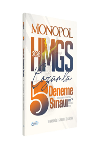 Monopol Yayınları Monopol 2026 HMGS Tamamı Çözümlü 5 Deneme Sınavı