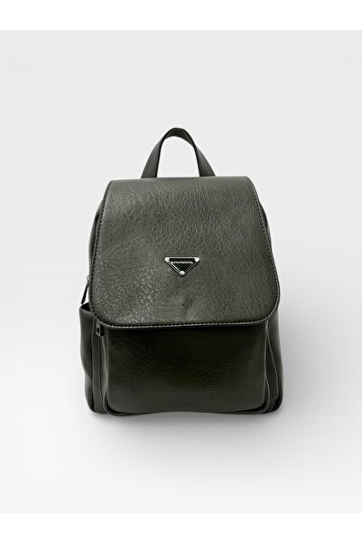 Sanmorris Rucsac de damă din piele artificială, cu textură moale și husă