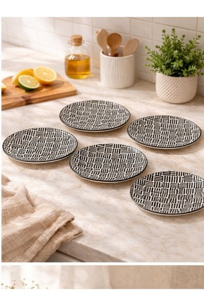 M'art Home Imroz Striped Cake Plate 19 cm