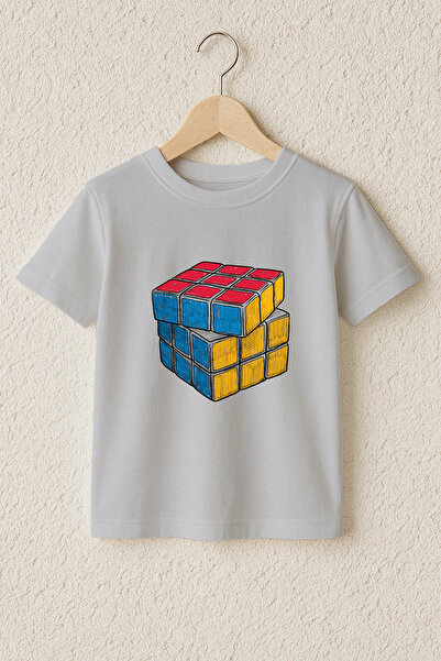 MYADA Tricou Premium 100% bumbac cu imprimeu Intelligence Cube 15665