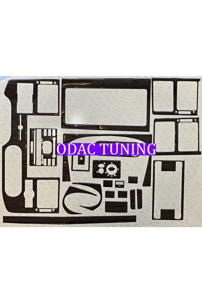 ODAC TUNING طقم تغليف داخلي لسيارة فورد ترانزيت، يشمل الكونسول والزخارف وغطاء...