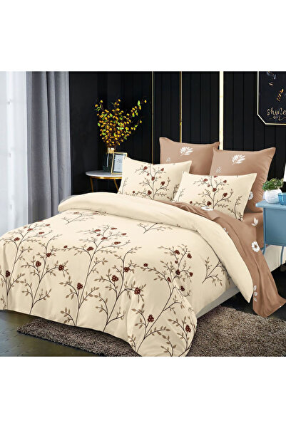 Five Store Lenjerie de pat matrimonială, Deborah, bumbac mercerizat, multicol...