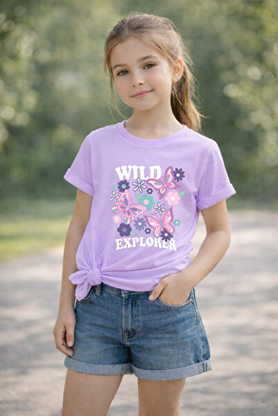 MYADA Παιδικό μπλουζάκι Wild Explorer με στάμπα, 100% βαμβάκι, Premium 26113