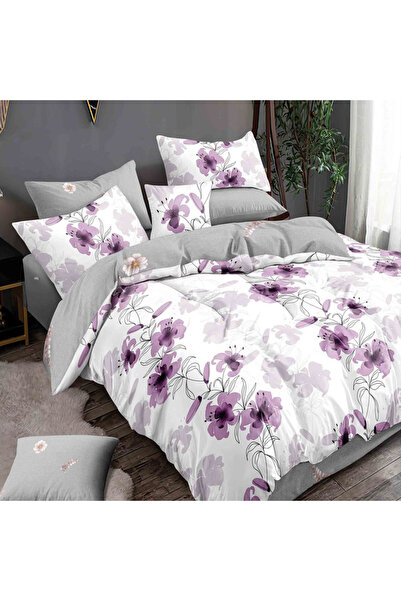 Five Store Lenjerie de pat pentru o persoana, Kail, bumbac mercerizat, multic...