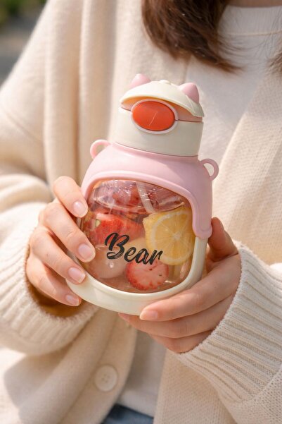 s elsa home Şapkalı Model Su Matarası Su Şişesi Suluk Bpa İçermez Matara Suluk