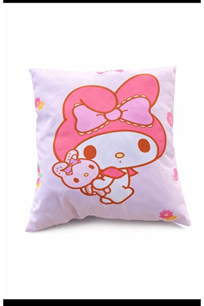 facnspt Pernă decorativă My Melody 28x28 cm Pernă drăguță umplută moale