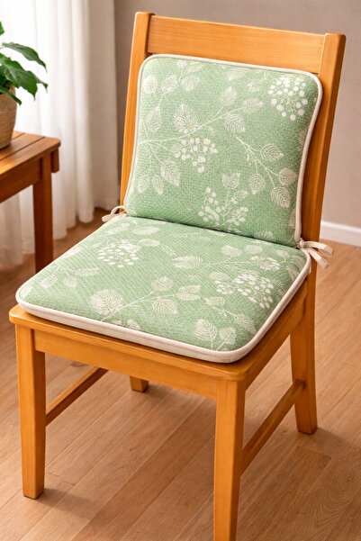 Peacock 6 Adet Yıkanabilir Kumaş Sandalye Minderi