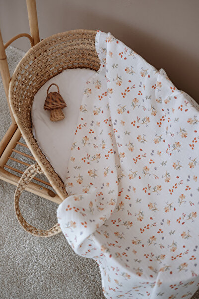 TBA COLLECTION 100% Cotton Muslin Blanket |   Blanket 100X100 cm - Amber Meadow