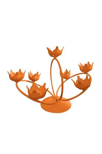 fromro Suport Ouă Paște Metalic 7 Locuri – Design Floral Elegant | Decor Prem...