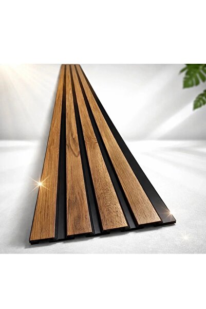 polimer LAMBİRİ KAHVE TONLU 12 X 280 EV OFİS DUVAR DEKORLARI
