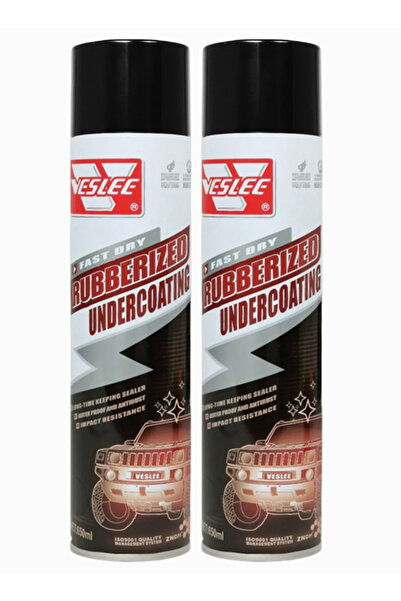 Veslee Rubberized Undercoating Spray Combo 2 x 650ml Anti Rust Car Chassis Pr...