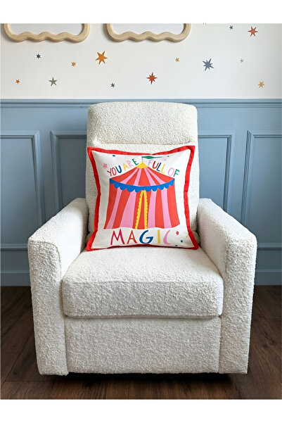 Colorful Children's Room Double Sided Printed Suede Pillowcase - 43x43cm - Children's Pillowcase