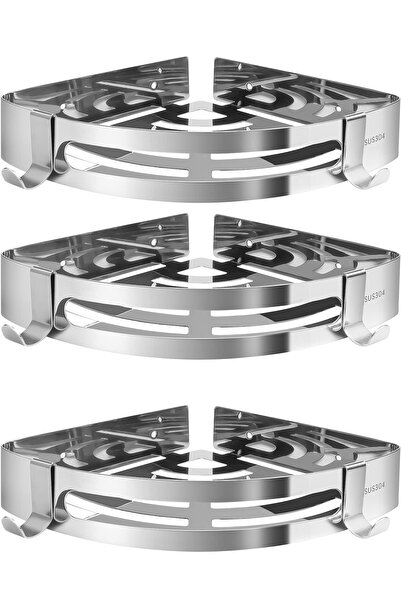 Generic Aluminum Bathroom Corner Shelf – Rustproof, No Drilling, Wall-Mounted...