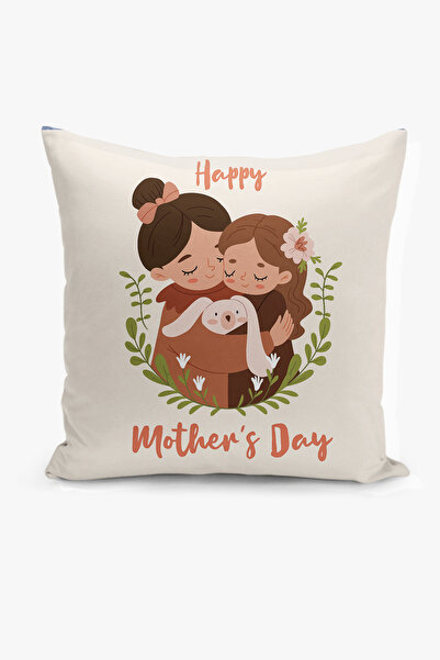 Filamente غطاء وسادة بطباعة رقمية على الوجهين - عيد الأم / يوم الأم