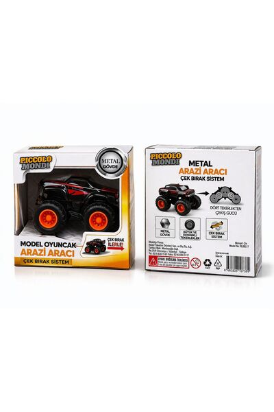 ela777 Metal Off-Road Vehicle Black