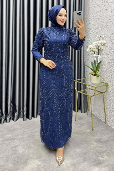 Kalemen Moda Ayliz Tasarım Kalem Abiye 6650 Lacivert