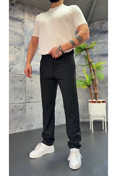 PEERLESS STORE Regular Fit Premium Fabric Trousers