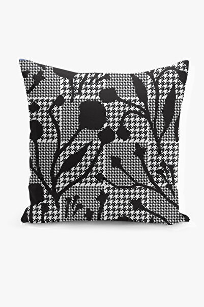 Filamente Husă de pernă cu imprimare digitală pe două fețe - Alb-negru / Mode...