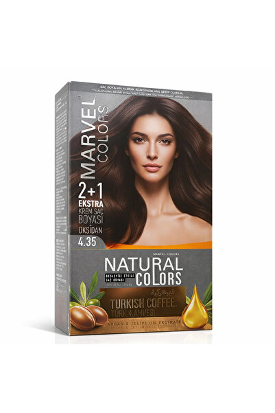 Marvel COLORS NATURAL COLORS Saç boyası 4,35 TURKISH COFFEE (Türk Kahvesi)