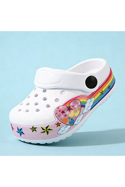 Tmall Παιδικές Παντόφλες, Με Φώτα LED, Αφρός, PC11, Λευκό