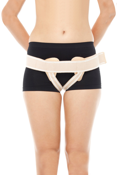 ORLEX Bandaj pentru hernie inghinală (cu două fețe) – Corset pentru hernie in...