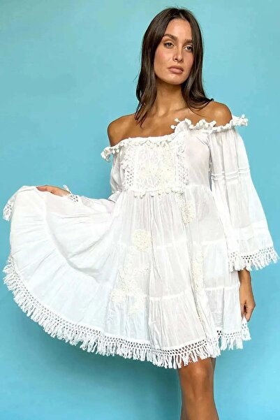 Antica Sartoria OFF SHOULDER SUMMER DRESS
