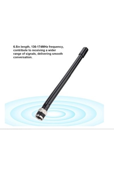 Generic Flexible ABS Antenna Standard, BNC VHF Helical Antenna V80 136-174 MHz for Portable Rad