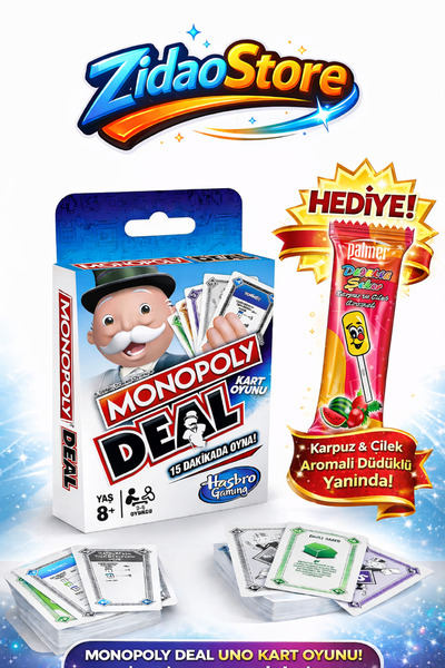 Emrah Gültekin Monopoly Deal Kart Oyunu Aile Oyunu Hızlı Kart Oyunu Hediyeli ...