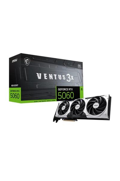 MSI GEFORCE RTX5060 8G VENTUS 3X OC 8GB DDR7 128BIT 3XDP 1XHDMI EKRAN KARTI