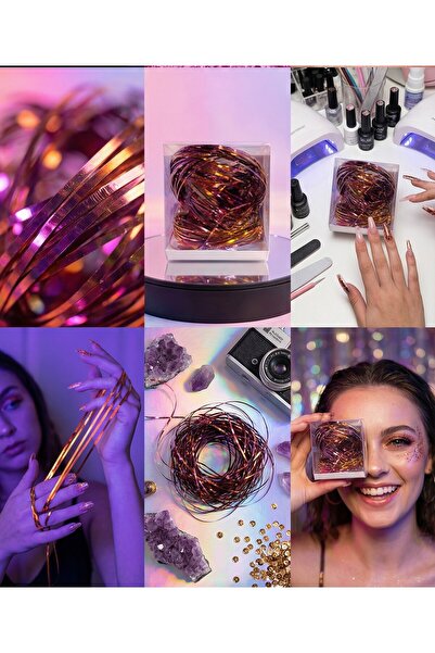 KALİ DEKOR 2'li Paket Pembe - Tavus Kuşu Bartın Tel Kırma Teli
