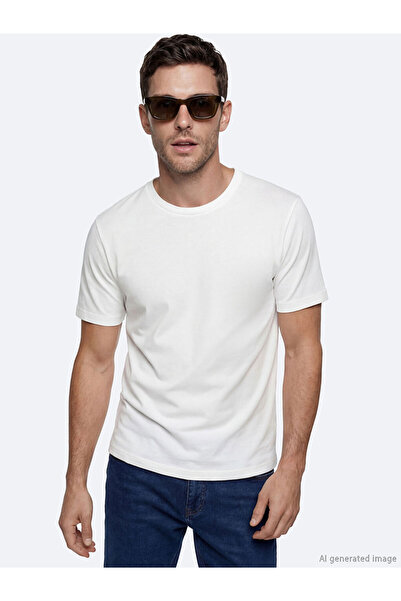 LC Waikiki تي شيرت رجالي من DRY TOUCH Zero Roba Collar من UZG STORE للرجال ال...