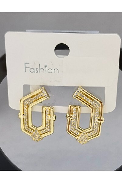 Çelik Gold Stone Vip Women's Earrings