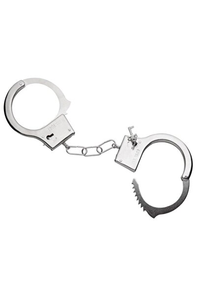 FUTAX Parti Aksesuar Anahtarlı Oyuncak Metal Kelepçe Polis Kelepçesi