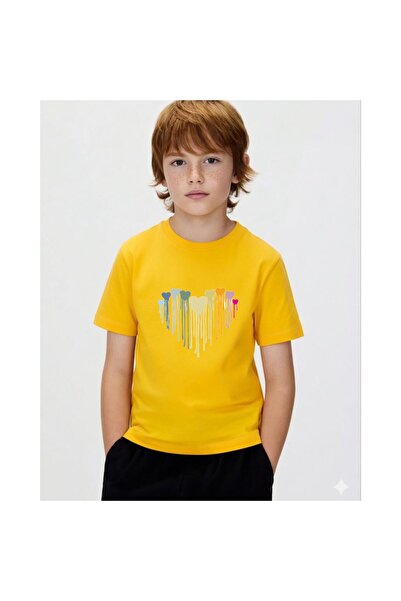 playwear Heart in Heart Τυπωμένο σχέδιο 100% βαμβάκι Παιδικό unisex μπλουζάκι...