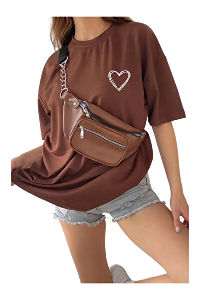 Pink Sky Oversize T-Shirt 100% Cotton Unisex Comfortable Fit Trend New Season...