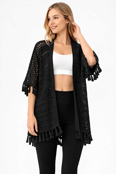 Noa&Noa Tasseled Short Cardigan