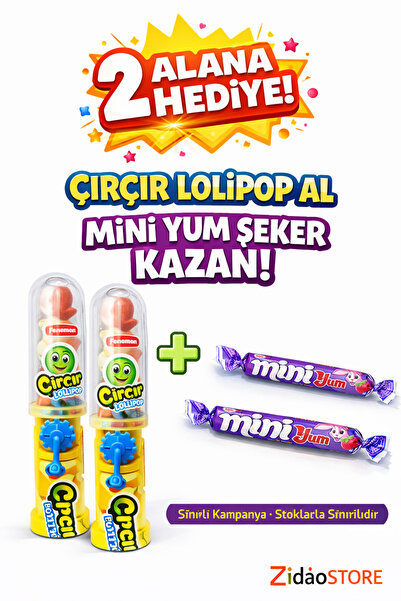 Emrah Gültekin 2 Pieces of Ratchet Lollipop Toy Candy Fun Children's Candy Se...