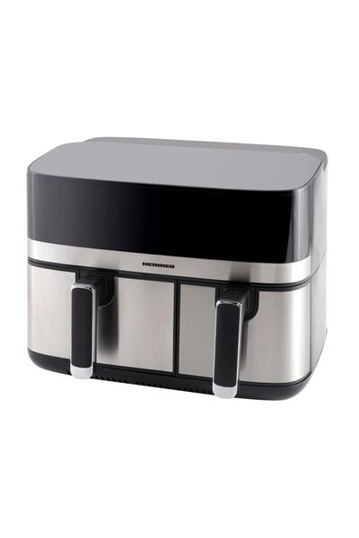 Heinner Produal Fusion Dual Zone Air Fryer 8.6L 1700W, Sync/Match, Grey/Silver