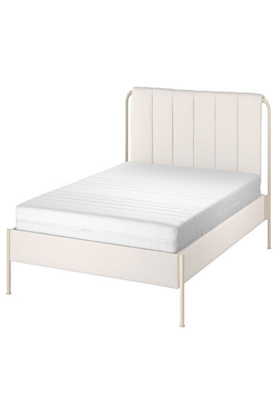 IKEA Bej Pratik Karyola 140x200 cm