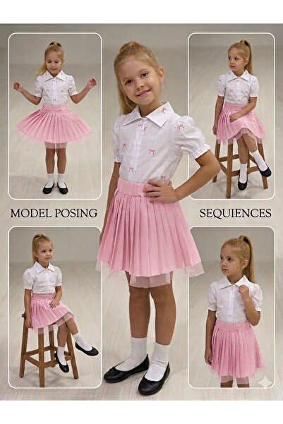 YARENKİDS ΚΟΡΙΤΣΙΑ ΝΕΑ ΣΕΖΟΝ ΦΙΟΓΚ ΛΕΠΤΟΜΕΡΗ ΠΟΥΚΑΜΙΣΟ ΠΛΙΣΕ ΦΟΥΣΤΑ ΚΑΤΩ ΚΟΡΥ...