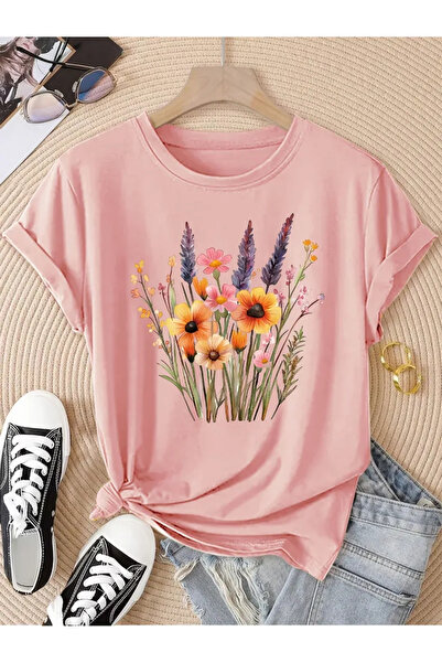 Pink Sky Oversize T-Shirt 100% Cotton Unisex Comfortable Fit Trend New Season...