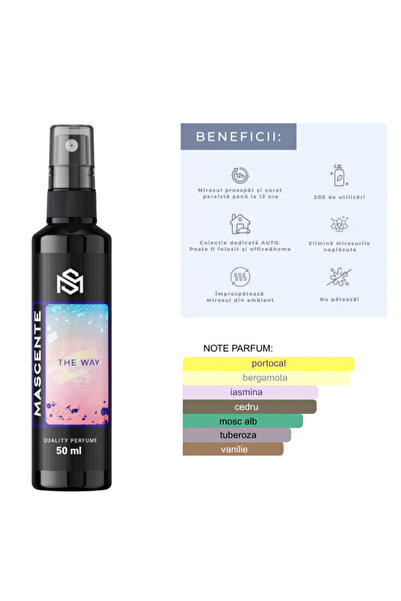 MASCENTE Parfum auto + Bradut gratuit - THE WAY - Inspirat de Armani My Way