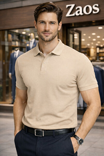 zs zaos fashion تي شيرت رجالي من poloyaka بأكمام قصيرة صيفي يسمح بمرور الهواء...