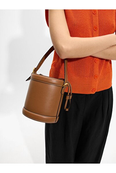 PARFOIS Kadın Çapraz Askılı Bucket Çanta