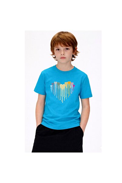 playwear Heart in Heart Τυπωμένο σχέδιο 100% βαμβάκι Παιδικό unisex μπλουζάκι...